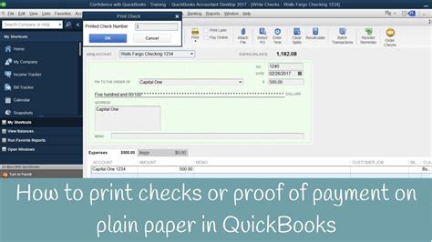 how to print a check in quickbooks and why it's crucial for maintaining financial transparency